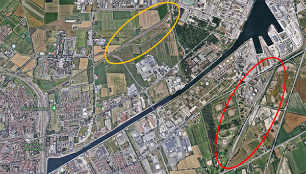 Inquadramento intervento Candiano